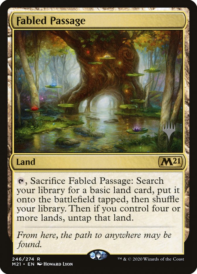 Fabled Passage (Promo Pack) [Core Set 2021 Promos] | Tacoma Games