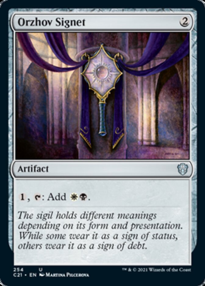 Orzhov Signet [Commander 2021] | Tacoma Games