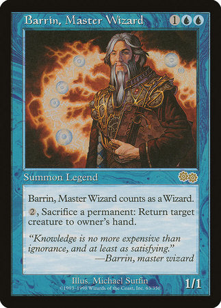 Barrin, Master Wizard [Urza's Saga] | Tacoma Games