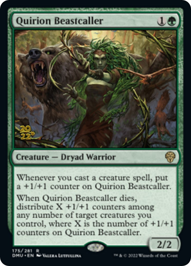 Quirion Beastcaller [Dominaria United Prerelease Promos] | Tacoma Games