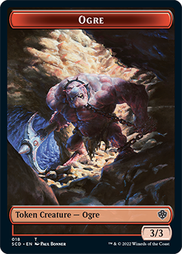 Ogre // Zombie Double-Sided Token [Starter Commander Decks] | Tacoma Games