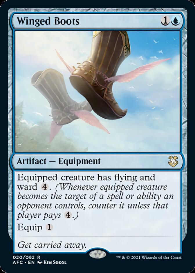 Winged Boots [Dungeons & Dragons: Adventures in the Forgotten Realms Commander] | Tacoma Games