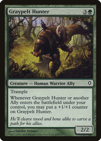 Graypelt Hunter [Worldwake] | Tacoma Games