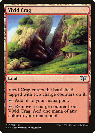 Vivid Crag [Commander 2015] | Tacoma Games