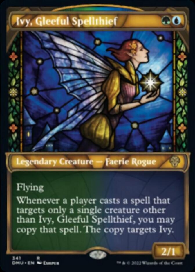 Ivy, Gleeful Spellthief (Showcase Textured) [Dominaria United] | Tacoma Games