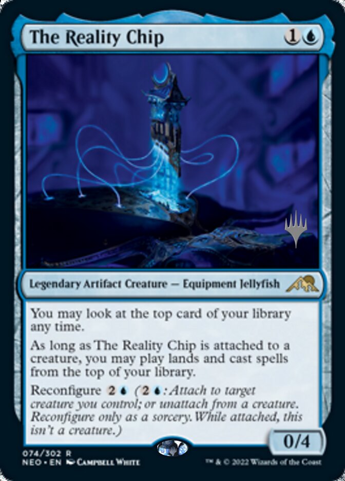 The Reality Chip (Promo Pack) [Kamigawa: Neon Dynasty Promos] | Tacoma Games