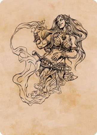 Djinni Windseer (Showcase) Art Card [Dungeons & Dragons: Adventures in the Forgotten Realms Art Series] | Tacoma Games