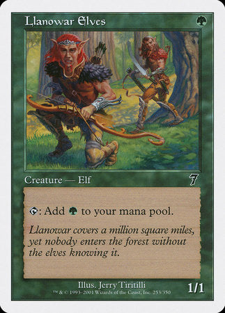 Llanowar Elves [Seventh Edition] | Tacoma Games