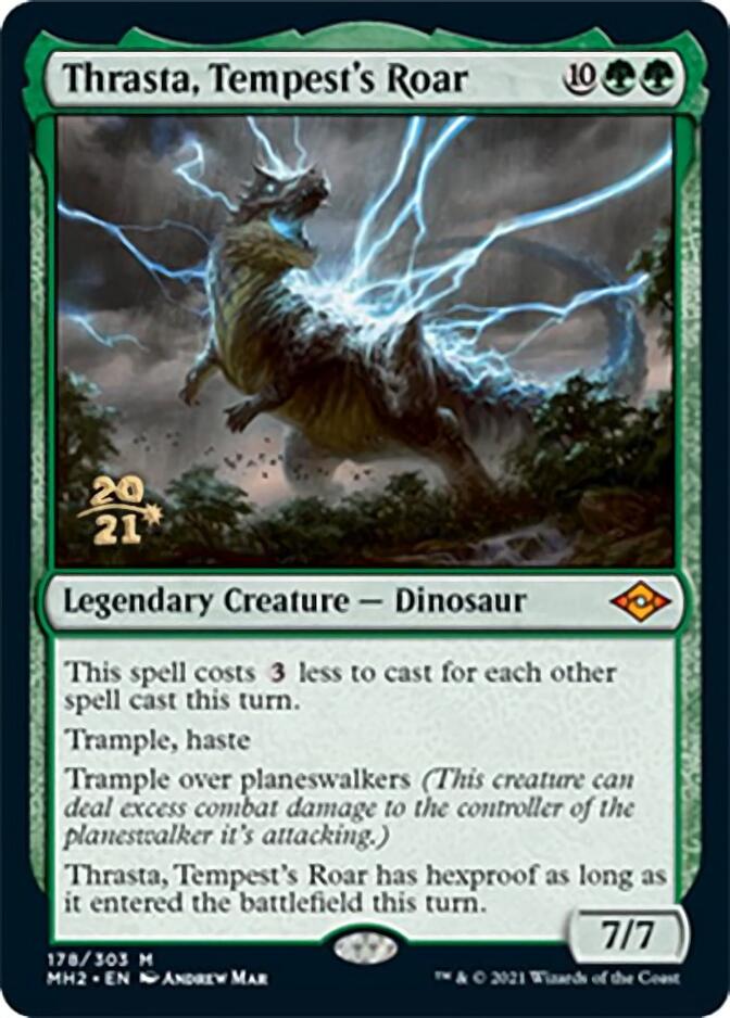 Thrasta, Tempest's Roar [Modern Horizons 2 Prerelease Promos] | Tacoma Games