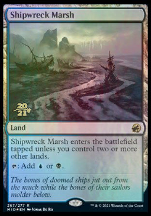 Shipwreck Marsh [Innistrad: Midnight Hunt Prerelease Promos] | Tacoma Games