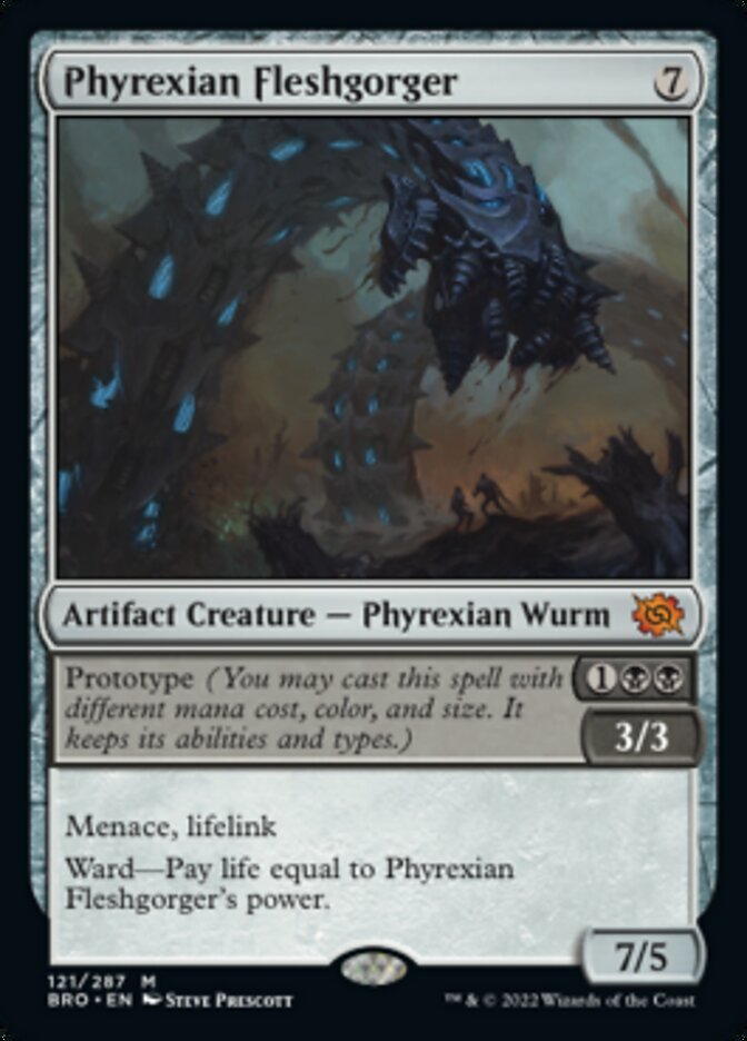 Phyrexian Fleshgorger (Promo Pack) [The Brothers' War Promos] | Tacoma Games