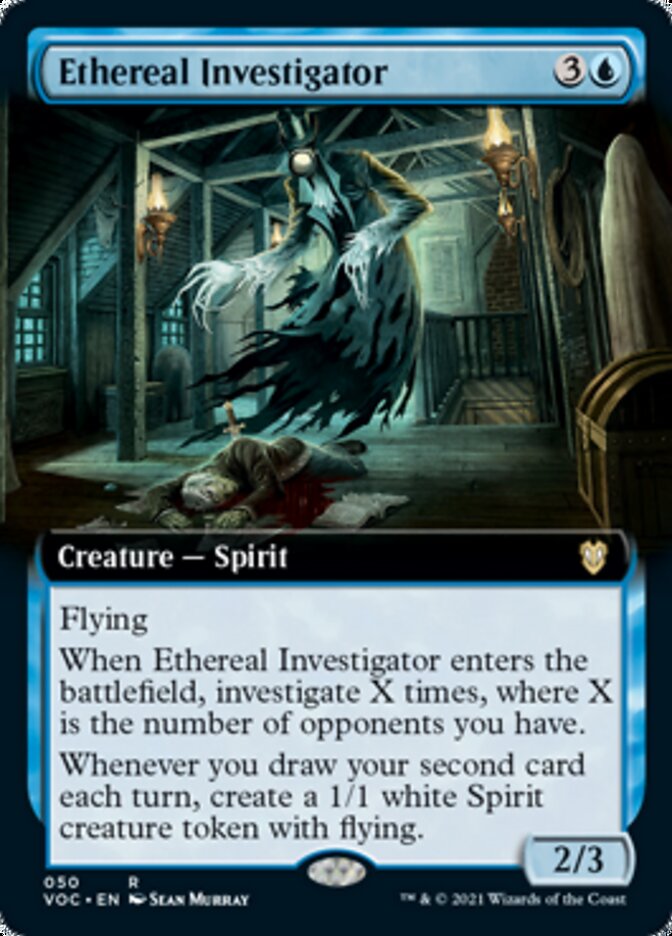 Ethereal Investigator (Extended) [Innistrad: Crimson Vow Commander] | Tacoma Games