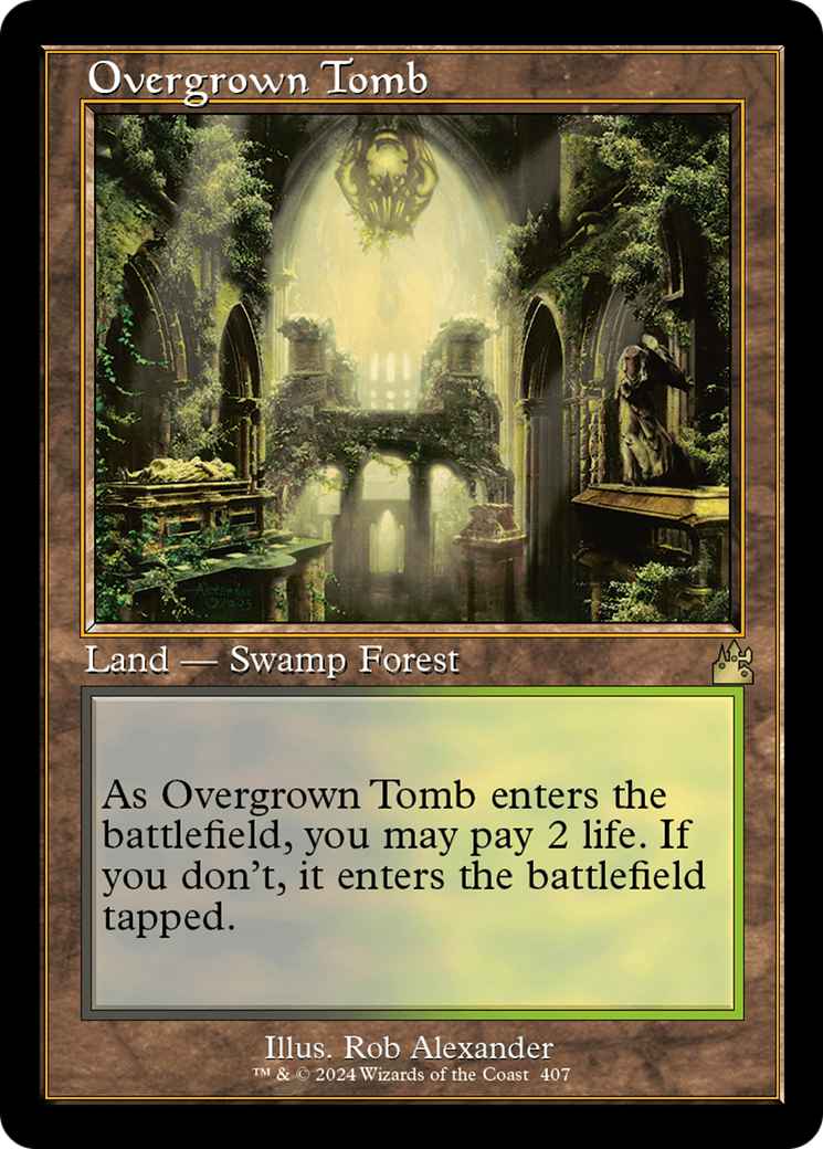 Overgrown Tomb (Retro) [Ravnica Remastered] | Tacoma Games