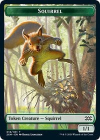 Squirrel // Thopter (026) Double-sided Token [Double Masters Tokens] | Tacoma Games