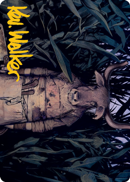 Fleshtaker Art Card (Gold-Stamped Signature) [Innistrad: Midnight Hunt Art Series] | Tacoma Games