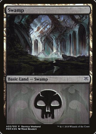 Swamp - Dimir (A02) [GRN Ravnica Weekend] | Tacoma Games