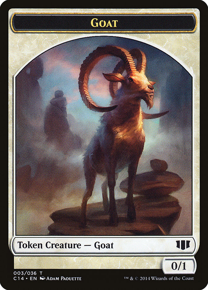 Wurm (032/036) // Goat Double-sided Token [Commander 2014 Tokens] | Tacoma Games