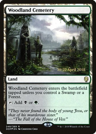 Woodland Cemetery [Dominaria Promos] | Tacoma Games