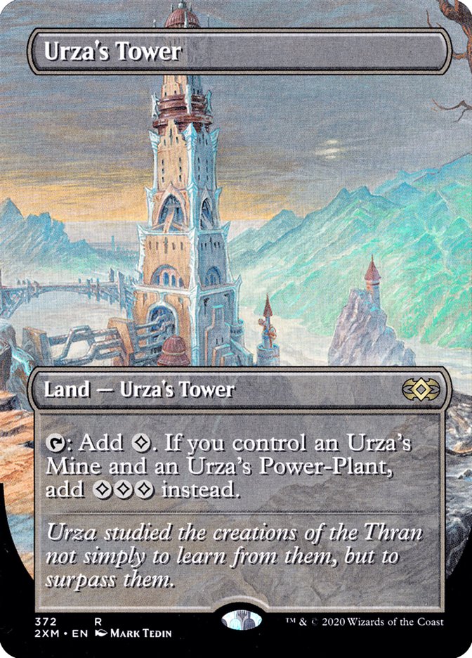 Urza's Tower (Borderless) [Double Masters] | Tacoma Games