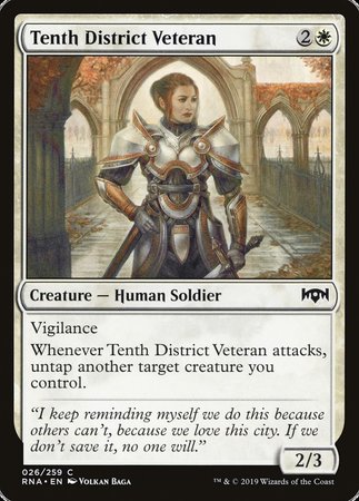 Tenth District Veteran [Ravnica Allegiance] | Tacoma Games