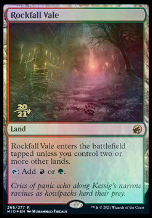 Rockfall Vale [Innistrad: Midnight Hunt Prerelease Promos] | Tacoma Games