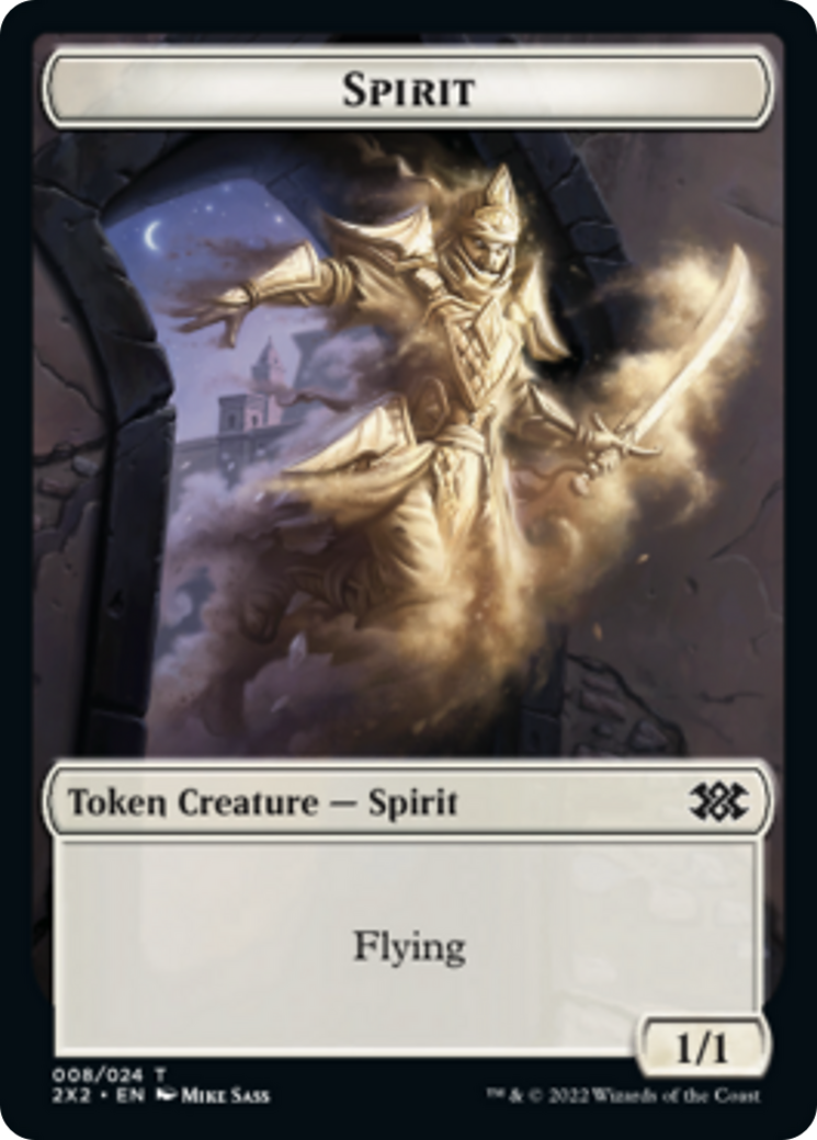 Faerie Rogue // Spirit Double-sided Token [Double Masters 2022 Tokens] | Tacoma Games