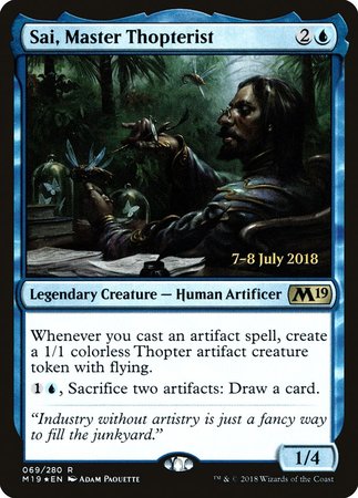 Sai, Master Thopterist [Core Set 2019 Promos] | Tacoma Games