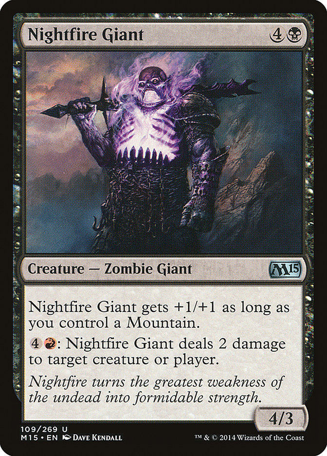 Nightfire Giant [Magic 2015] | Tacoma Games