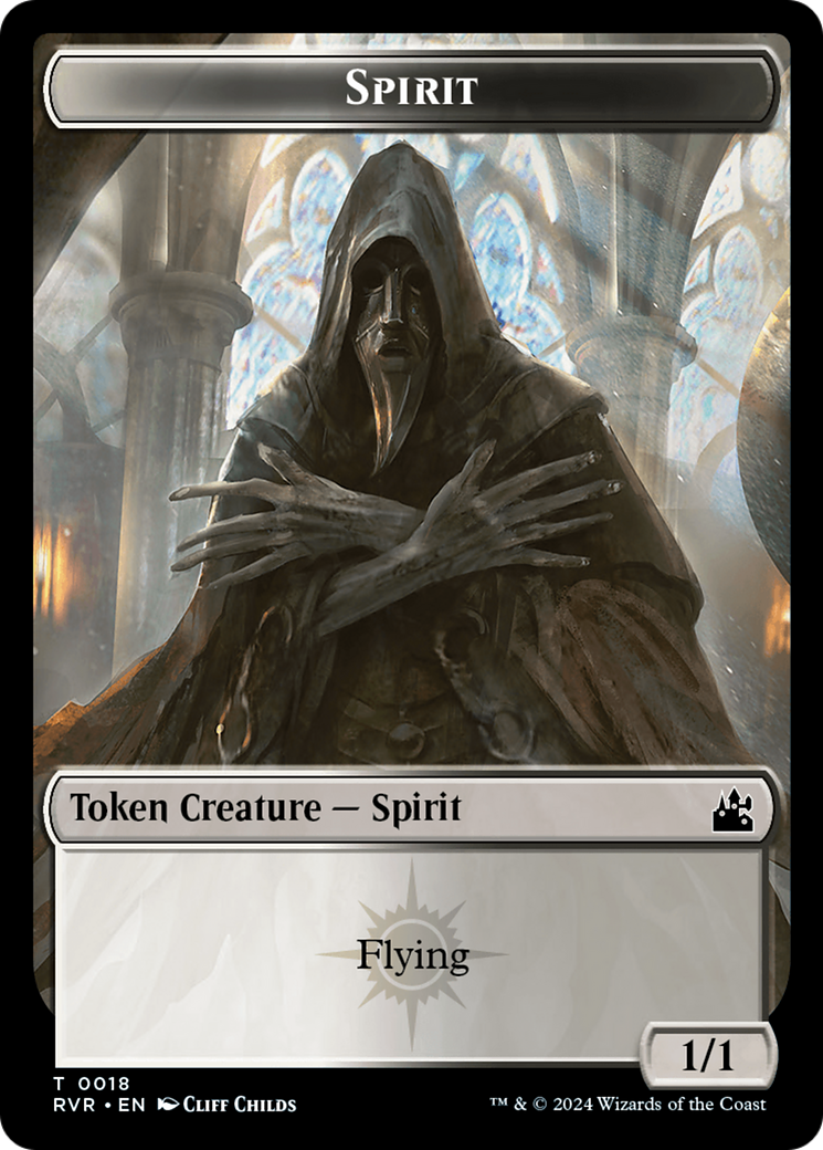 Spirit Token (0018) [Ravnica Remastered Tokens] | Tacoma Games