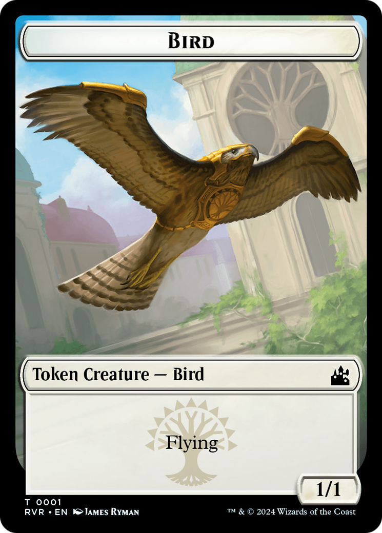 Bird // Beast Double-Sided Token [Ravnica Remastered Tokens] | Tacoma Games