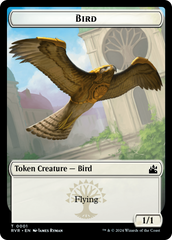 Bird // Angel (0003) Double-Sided Token [Ravnica Remastered Tokens] | Tacoma Games
