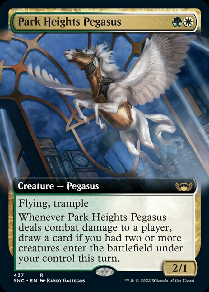 Park Heights Pegasus (Extended Art) [Streets of New Capenna] | Tacoma Games