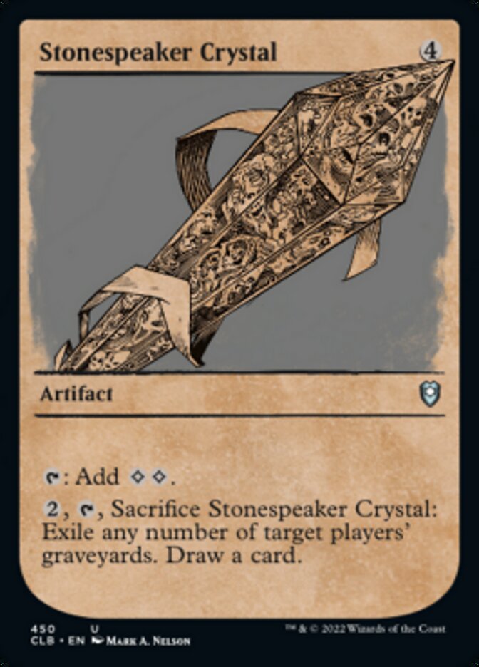 Stonespeaker Crystal (Showcase) [Commander Legends: Battle for Baldur's Gate] | Tacoma Games