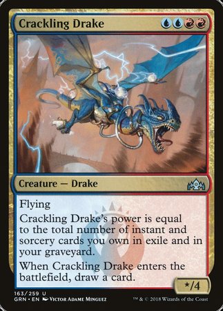 Crackling Drake [Guilds of Ravnica] | Tacoma Games