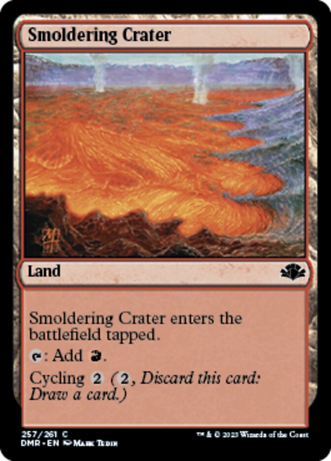 Smoldering Crater [Dominaria Remastered] | Tacoma Games