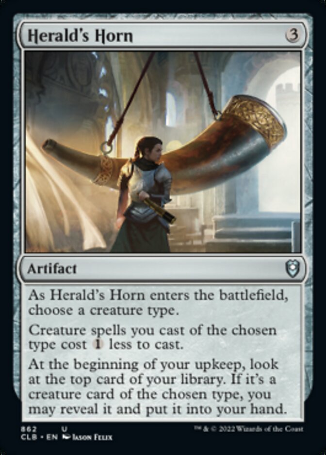 Herald's Horn [Commander Legends: Battle for Baldur's Gate] | Tacoma Games