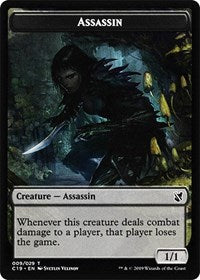 Assassin // Morph Double-sided Token [Commander 2019 Tokens] | Tacoma Games