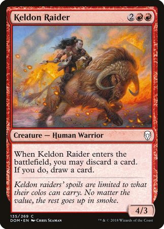 Keldon Raider [Dominaria] | Tacoma Games