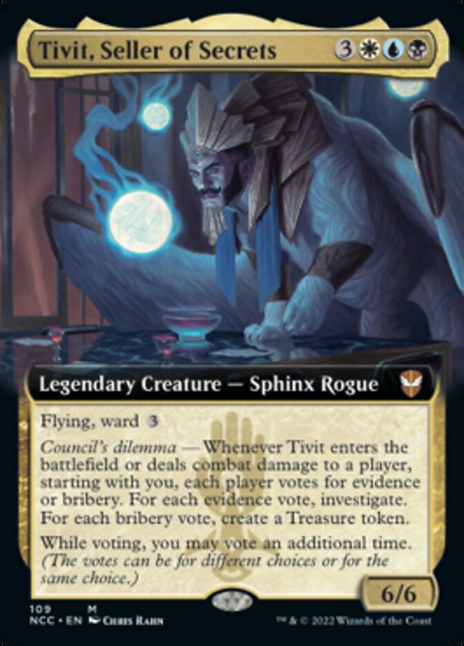 Tivit, Seller of Secrets (Extended Art) [Streets of New Capenna Commander] | Tacoma Games