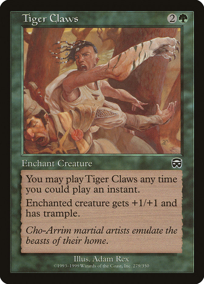 Tiger Claws [Mercadian Masques] | Tacoma Games