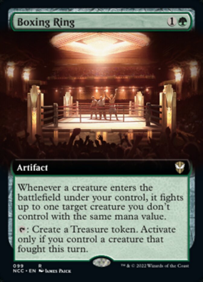 Boxing Ring (Extended Art) [Streets of New Capenna Commander] | Tacoma Games