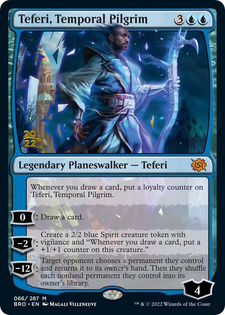 Teferi, Temporal Pilgrim [The Brothers' War: Prerelease Promos] | Tacoma Games