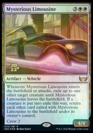 Mysterious Limousine [Streets of New Capenna Prerelease Promos] | Tacoma Games