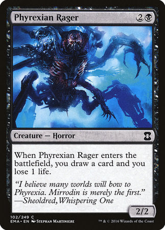 Phyrexian Rager [Eternal Masters] | Tacoma Games
