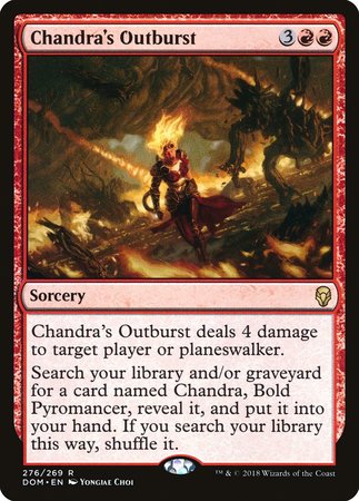 Chandra's Outburst [Dominaria] | Tacoma Games