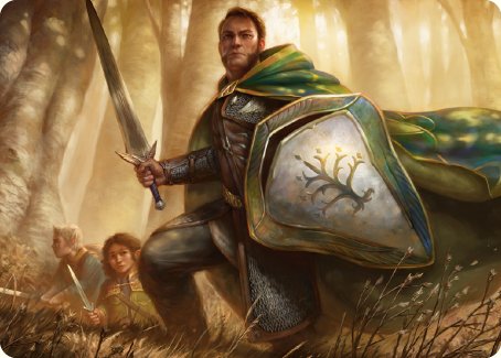 Boromir, Warden of the Tower Art Card [The Lord of the Rings: Tales of Middle-earth Art Series] | Tacoma Games