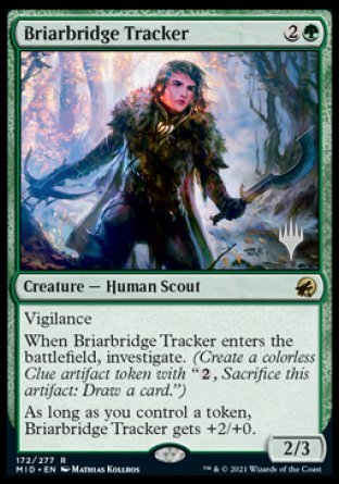 Briarbridge Tracker (Promo Pack) [Innistrad: Midnight Hunt Promos] | Tacoma Games