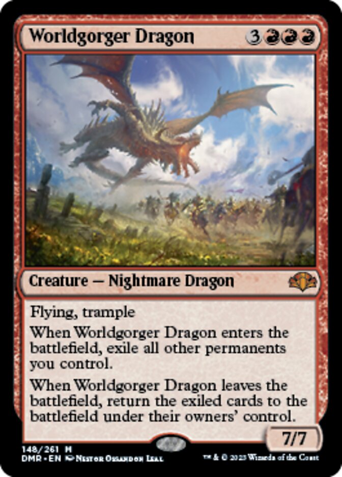 Worldgorger Dragon [Dominaria Remastered] | Tacoma Games