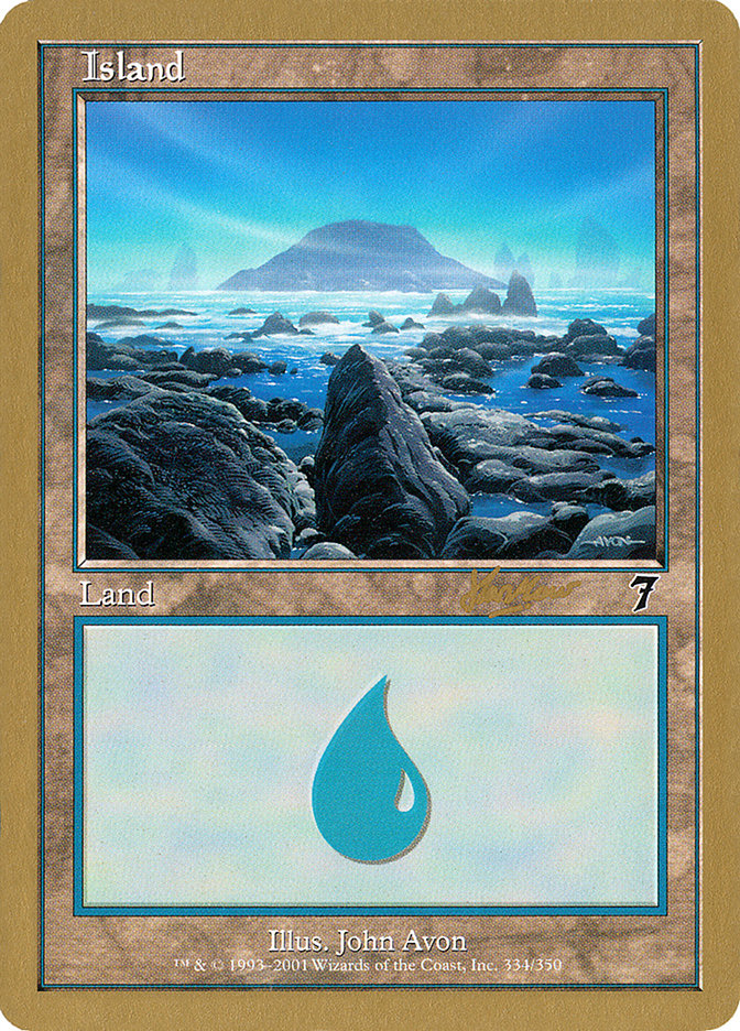 Island (shh334) (Sim Han How) [World Championship Decks 2002] | Tacoma Games