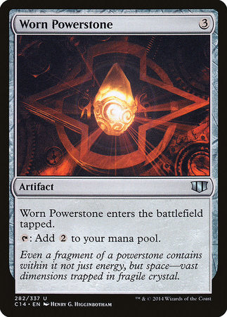 Worn Powerstone [Commander 2014] | Tacoma Games